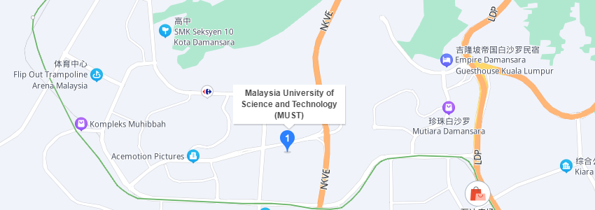 馬來西亞科技大學學校地圖