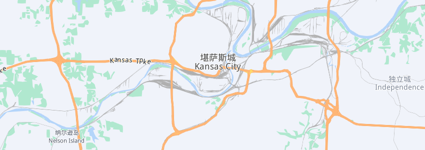 美國渥太華大學學校地圖