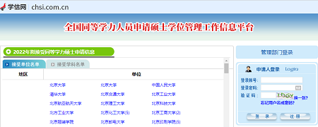 同等學力申碩報名入口 同等學力申碩報名入口