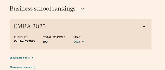 重磅！2023英國(guó)《金融時(shí)報(bào)》全球EMBA百?gòu)?qiáng)榜單發(fā)布！